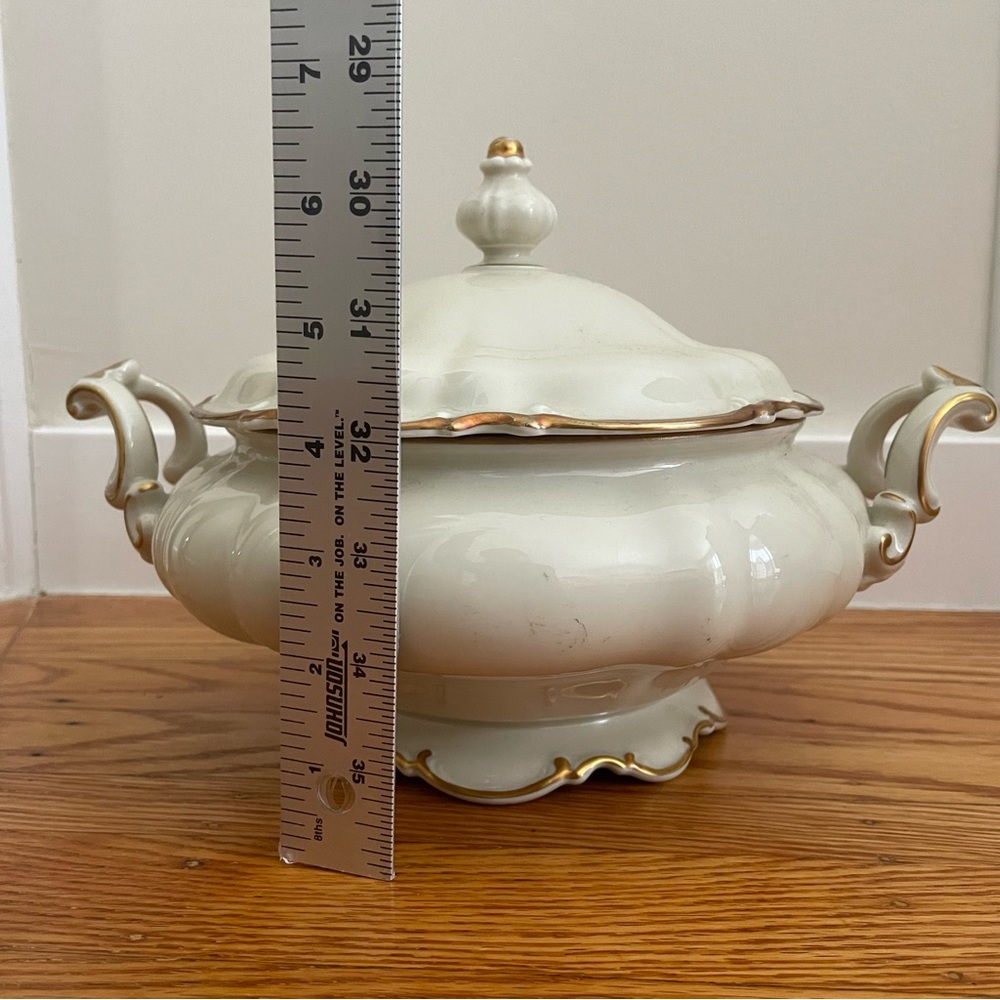 HUTSCHENREUTHER Hamilton Round Covered Vegetable Casserole Tureen Gold T… - Picture 15 of 16